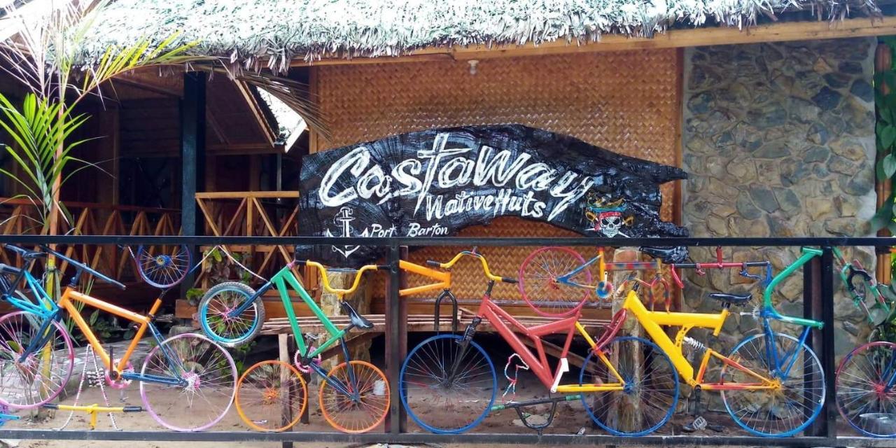 Castaway Native Huts Apartment San Vicente  Exterior photo